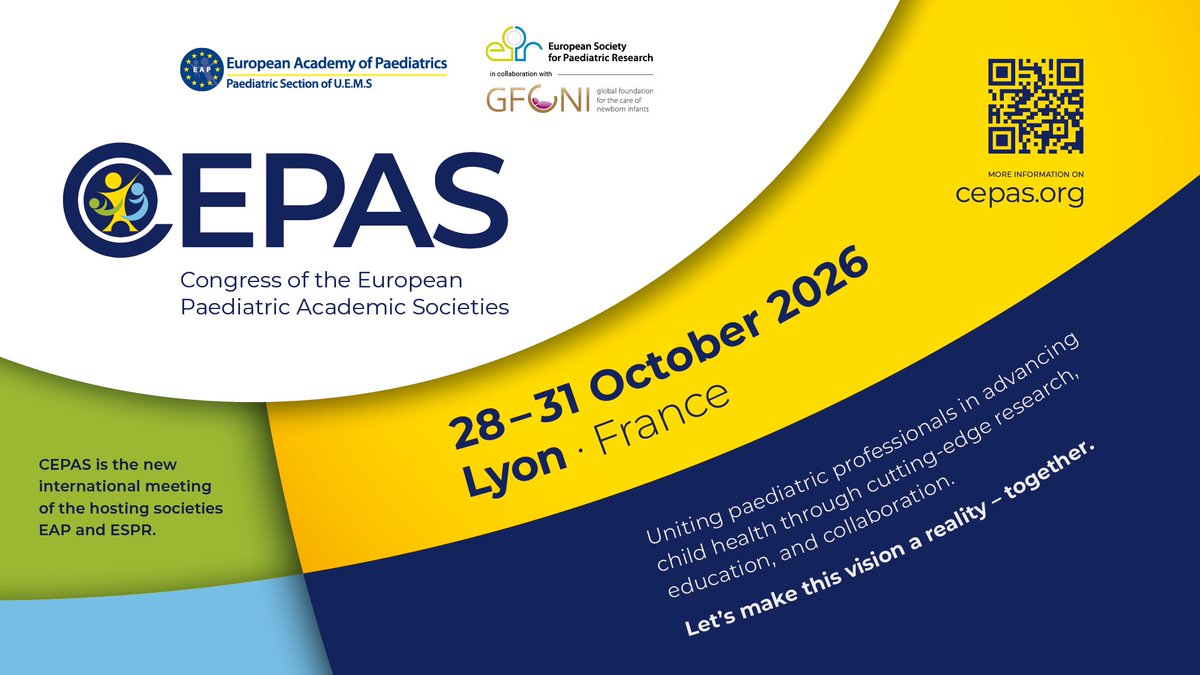 European Society for Paediatric Research (ESPR) tweet media