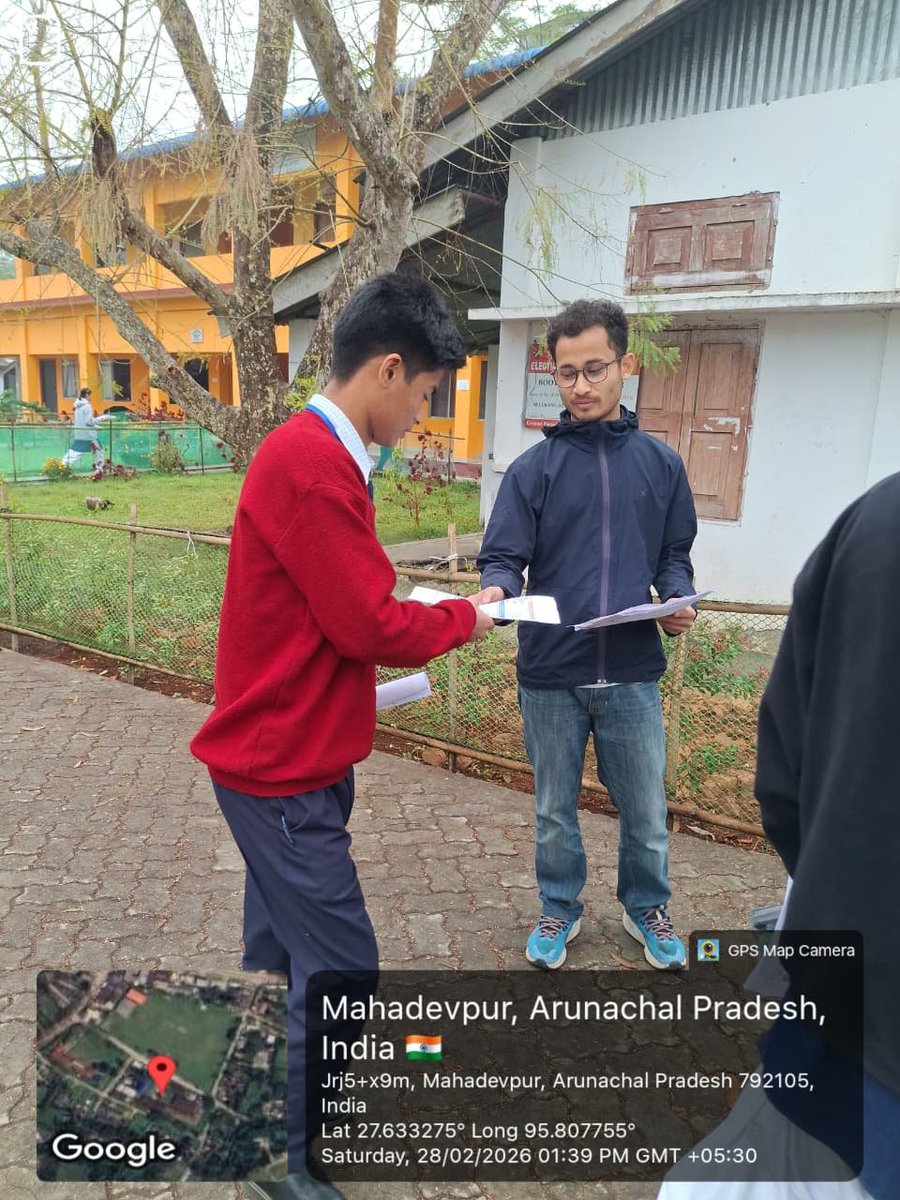 Team Patkai 30 Centre of Excellence, Jairampur conducted outreach at Government Higher Secondary School, Mahadevpur during the ongoing Class 12 board examinations.

We interacted with students, distributed informational pamphlets, and displayed materials at key public locations