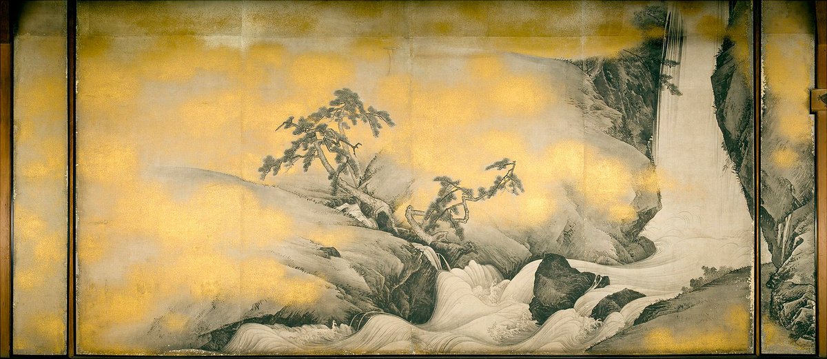 きょうの美術】 円山 応挙《瀑布古松図》 寛政6年（1794）、江戸時代