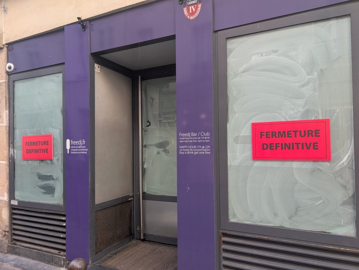 "Fermeture définitive" 
#freedj #cox #quetzal