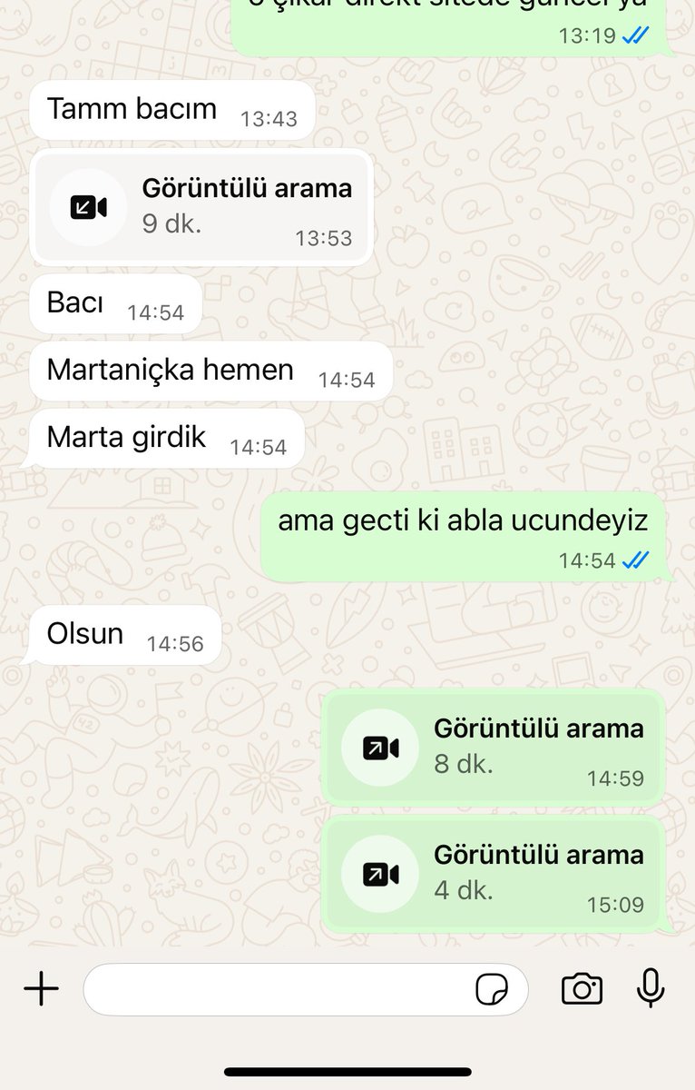 yok abla ben inanmiyorum artik