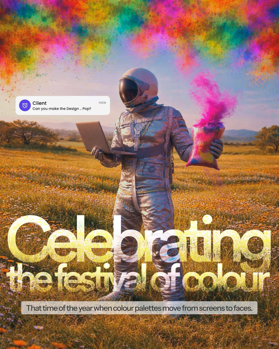 XetchStudios's tweet photo. Happy Holi - inspired by colours, driven by creativity. https://t.co/YiJYDziD0i