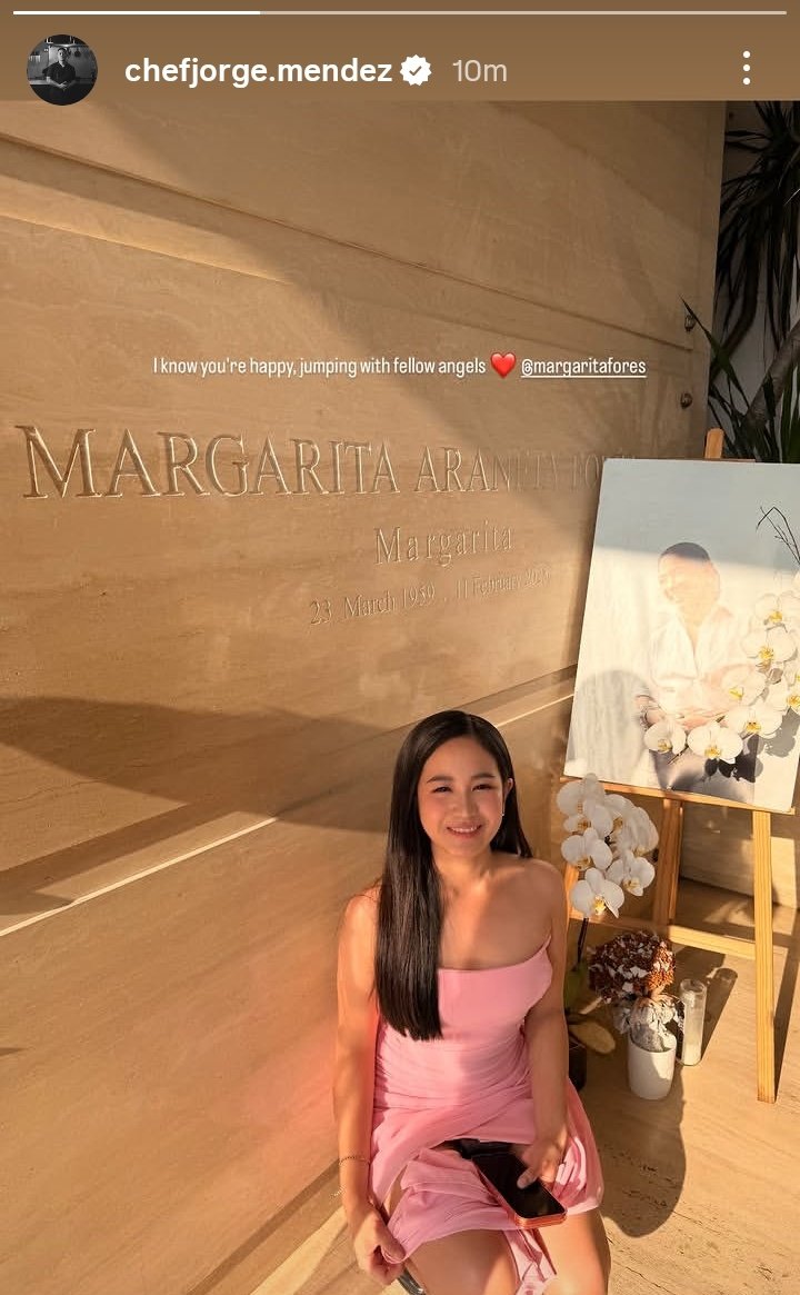 chef jorge posted caprice. 

binisita ba nila ang late Margarita Flores?