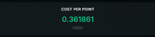 hasn't been this easy to get points for a long time on <a href="/extendedapp/">Extended</a> 

Cost per point - $0.36
Points OTC value - $2

That's a 455% return on your fees

Perp dexs are going to change lives this year