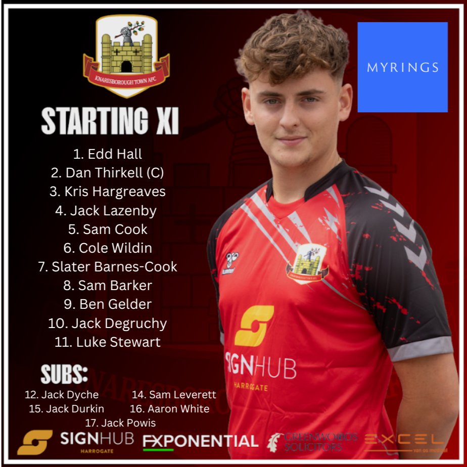 KnaresboroughFC's tweet photo. Team News for this evenings @NCEL tie vs @sheffieldfc 

#StrongerTogether https://t.co/aesfthQy8A