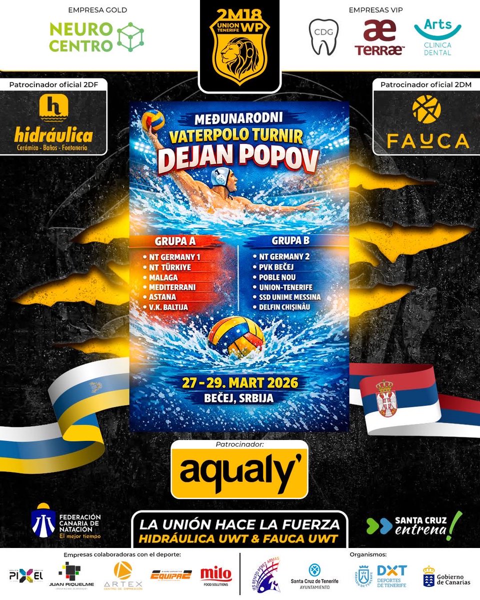 UNIÓN WATERPOLO TENERIFE tweet media