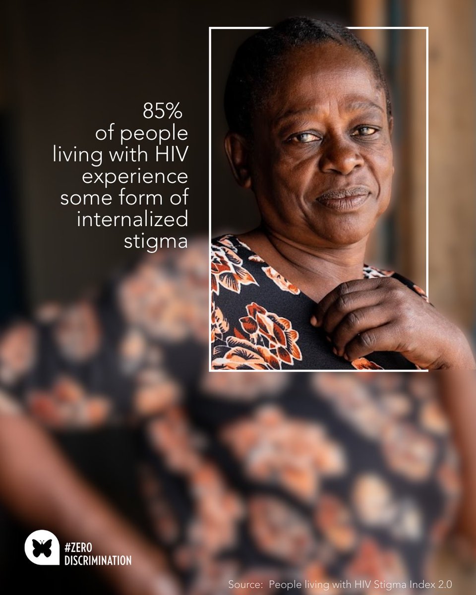 UNinGhana's tweet photo. 📌85% of people living with HIV experience internalized stigma, hiding their status, skipping treatment, living in fear of judgment.

This is a barrier to ending AIDS by 2030.

On #ZeroDiscriminationDay, we put #PeopleFirst. https://t.co/R9EnUEWCiL