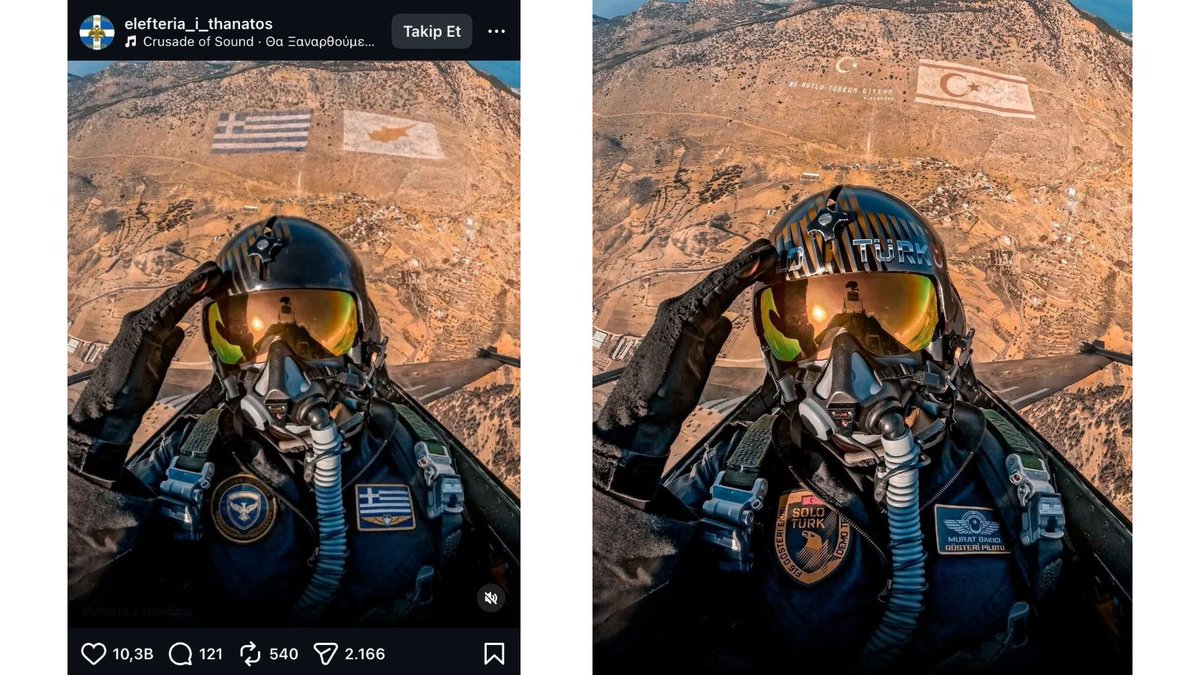 DailyTurkic's tweet photo. Greeks just stole a Turkish fighter pilot… and thousands actually believed it.

Delusion level: maximum 🇬🇷 https://t.co/h5J57dmQkV