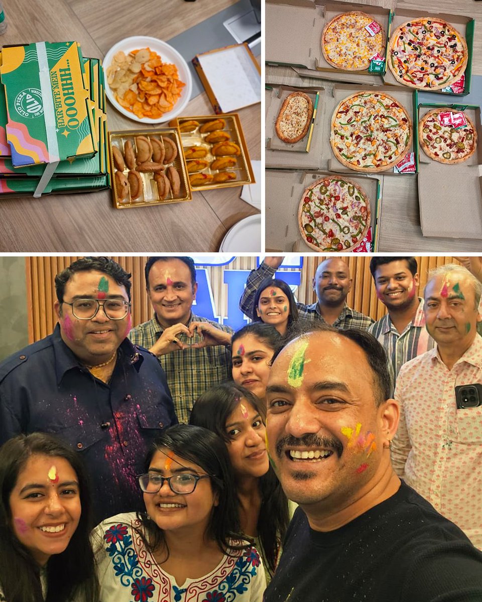 the91Api's tweet image. Colors on our faces, smiles in our hearts!

At 91API, we don’t just create powerful formulations — we create vibrant moments together.

Happy Holi from Team 91API! 

#HoliAtWork #Team91API #WorkCulture #FestiveSpirit