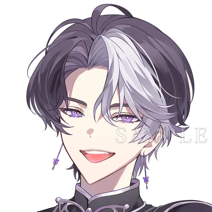 【work】 shun nightsong様のアイコン制作させていただきました!よろしくお願いします✧ #illustrashun