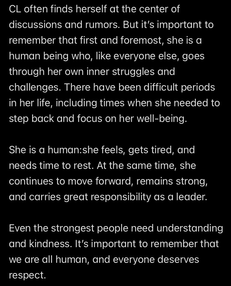 CLintl1991's tweet photo. Let’s all support CL, who deserves love, support, and understanding!

Use this poster and hashtag in her support: #AlwayswithCL @chaelincl https://t.co/tm9ha04I7b