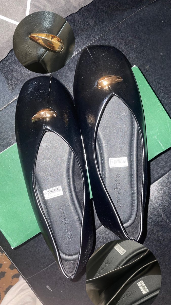 dpazzling's tweet photo. WTS WTS want to sell flatshoes dari katakita NEW with box
size 38 
price 75k

dijual karna di aku kekecilan, aku size 38 tp ternyata hrs upsize https://t.co/OAS5UAyXT4