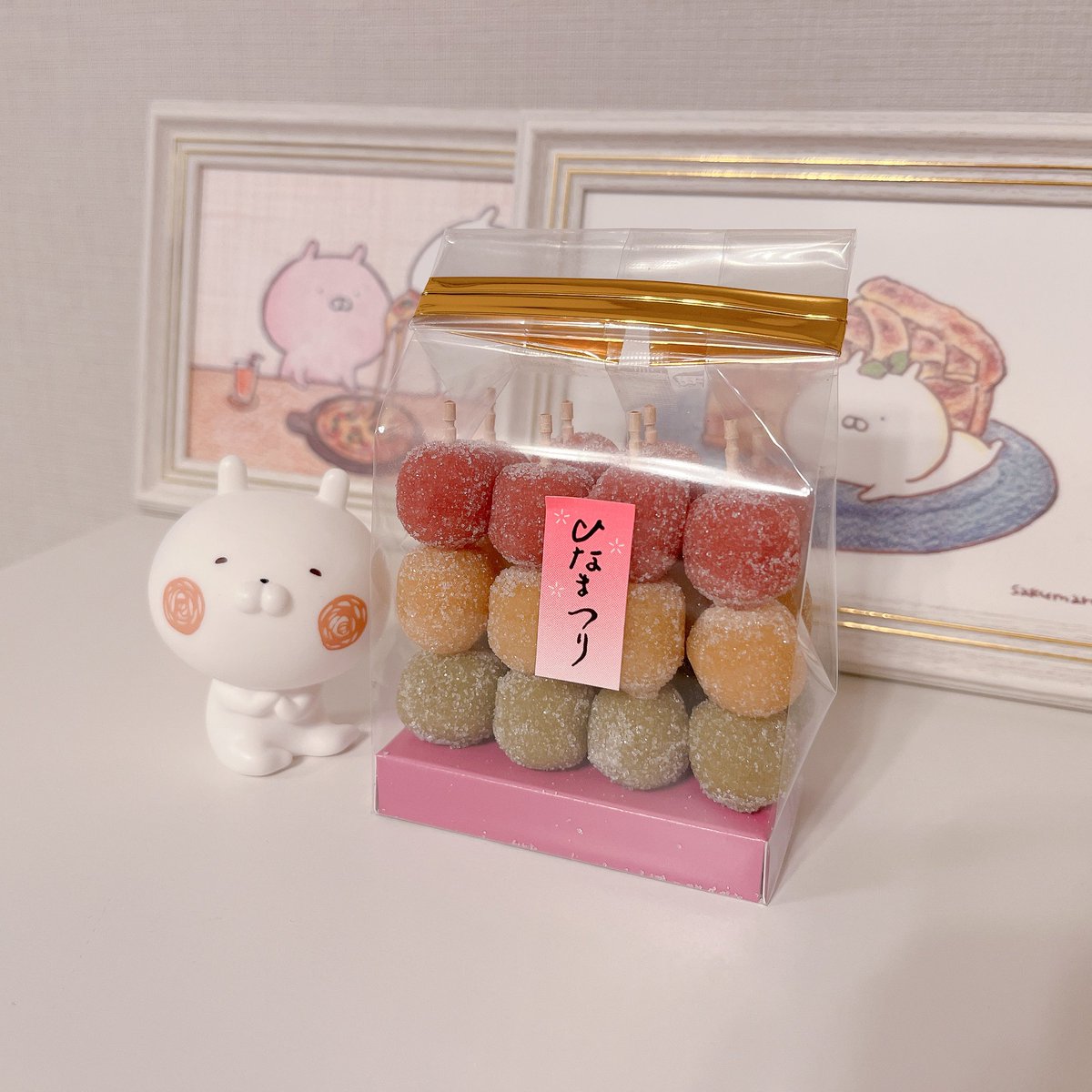 chapo_umr's tweet photo. ひなまつりなので大好きなすはま団子を🍡 https://t.co/JYQpP1mB38