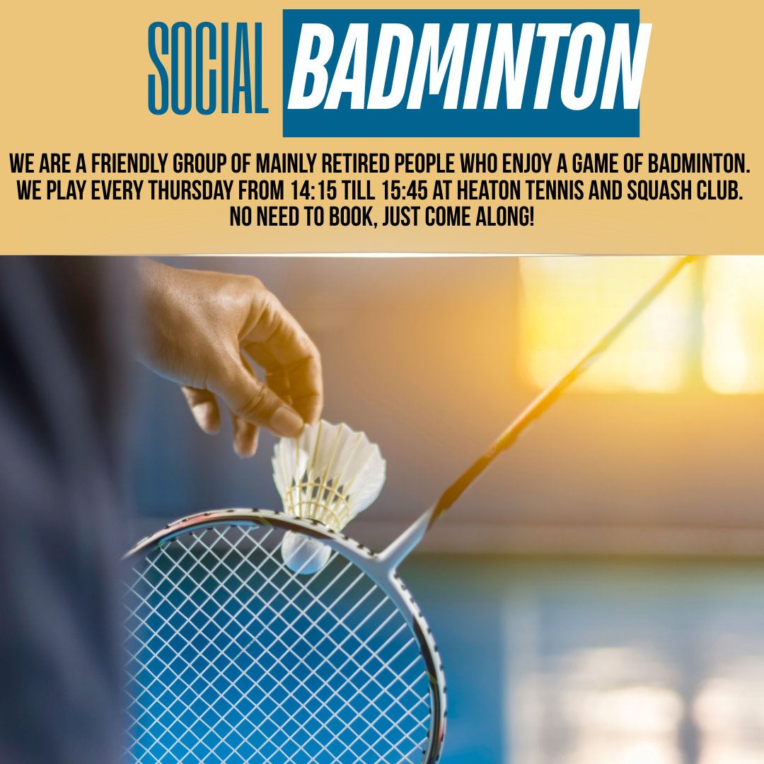 Heaton Tennis & Squash Club tweet media