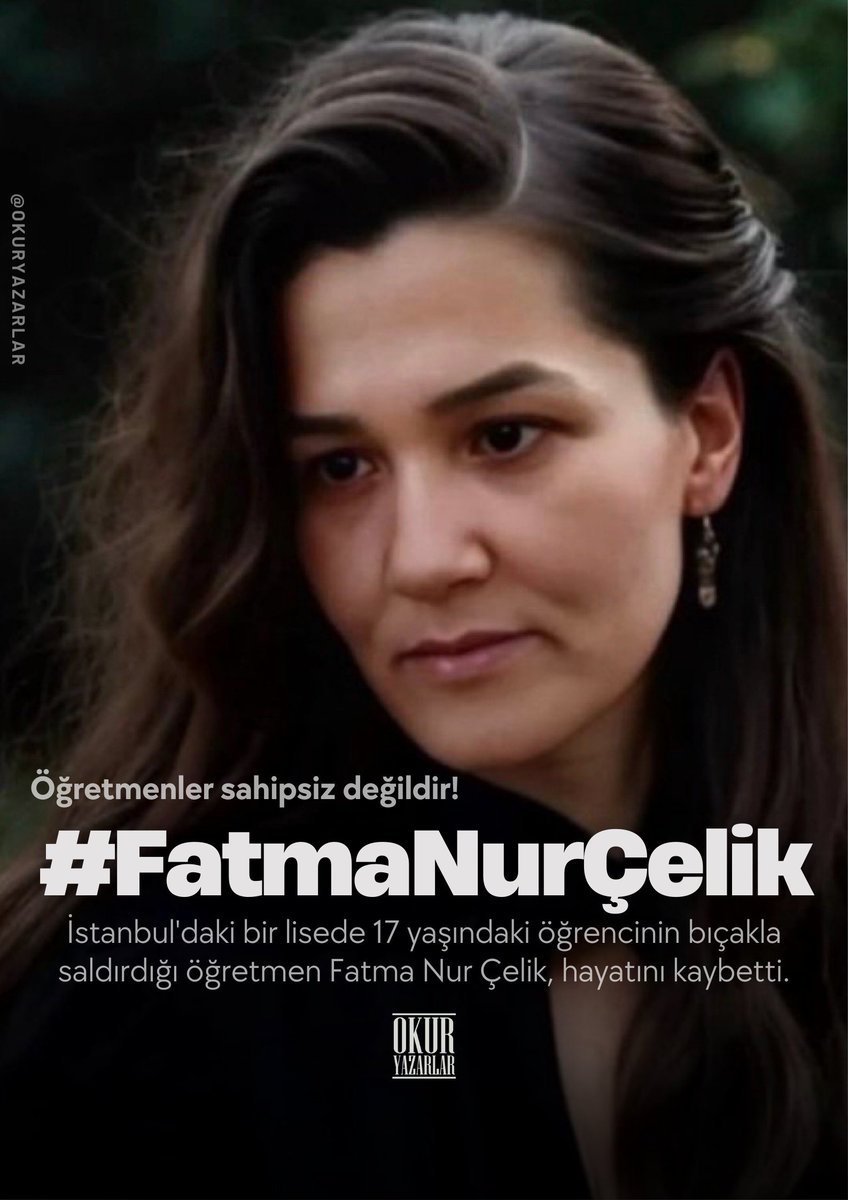 Bir öğretmen annesi olarak o kadar üzgünüm ki sözün bittiği yerdeyim.
Ne diyeceğimi bilemiyorum.Canım öğretmenim mekanın cennet olsun.#Öğretmenlerinhakkıödenmez