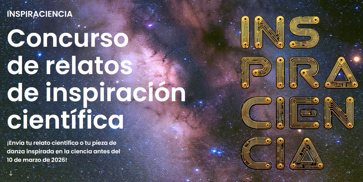logronojoven's tweet image. 🖊️#Concurso de relatos de inspiración científica para jóvenes @inspiraciencia 
⌛️Envía tu relato o tu pieza de danza inspirada en la ciencia antes del 10 de marzo
🚀El objetivo es fomentar el pensamiento científico a través de la creación literaria
ℹ️acortar.link/vMpLoP