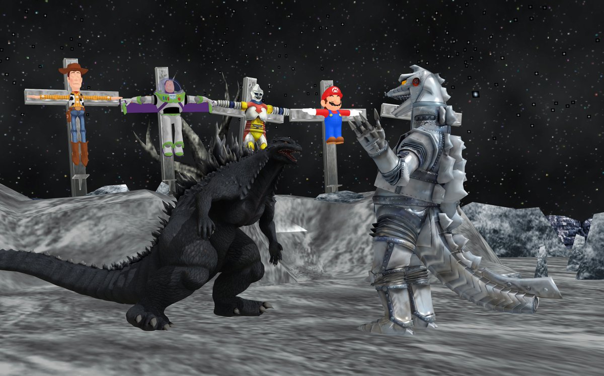 What if KiryuGoji fought the Showa Mechagodzilla? Heh....