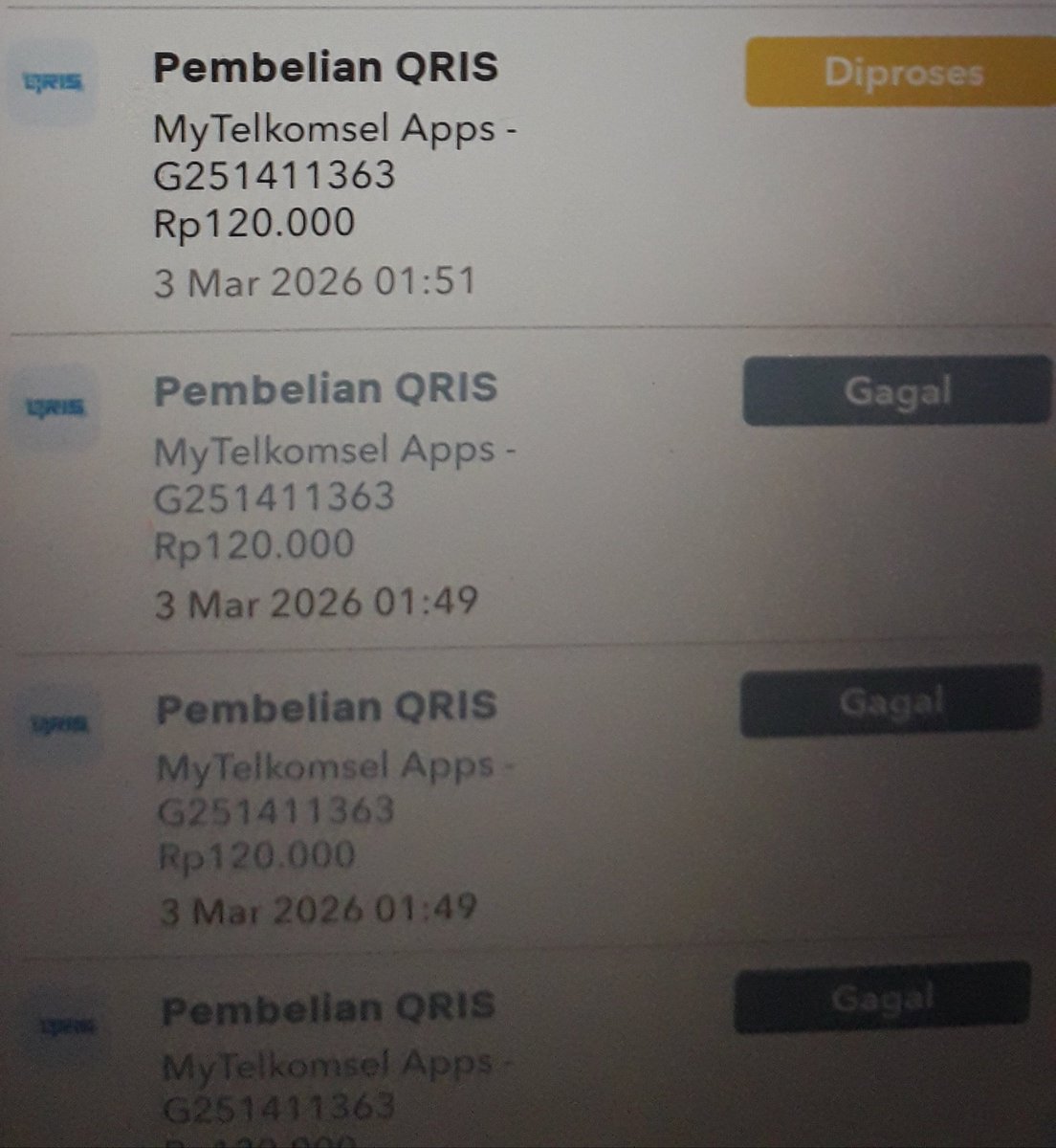 wm_naa's tweet photo. Kepada @Telkomsel, ini tuh maksudnya apa coba? Udah lebih dari 12 jam, ketarangannya cuma diproses doang. Mana uang udah ditarik. Rugi dong saya kalau paket nggak masuk-masuk😒 https://t.co/sbWfzO9lxZ