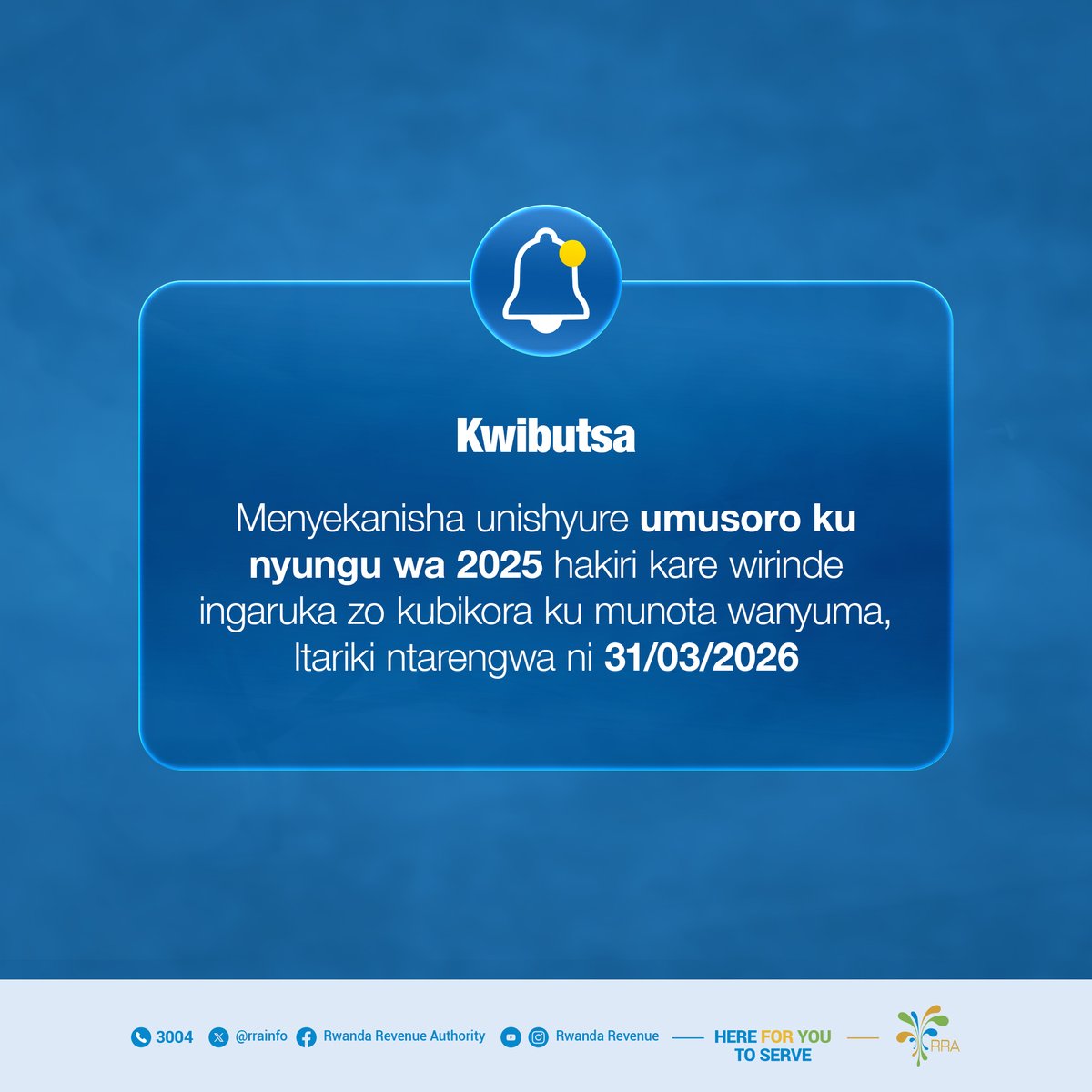 Rwanda Revenue Authority (RRA) tweet media