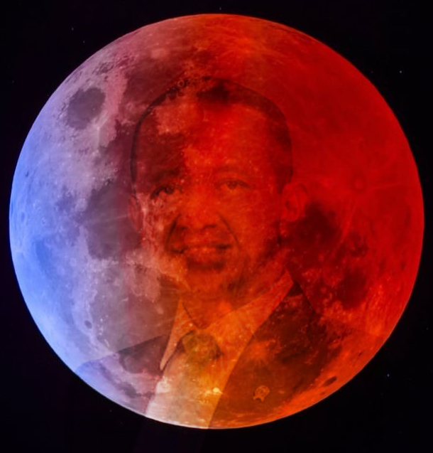 Fenomena Bulan Mati ketika di zoom: