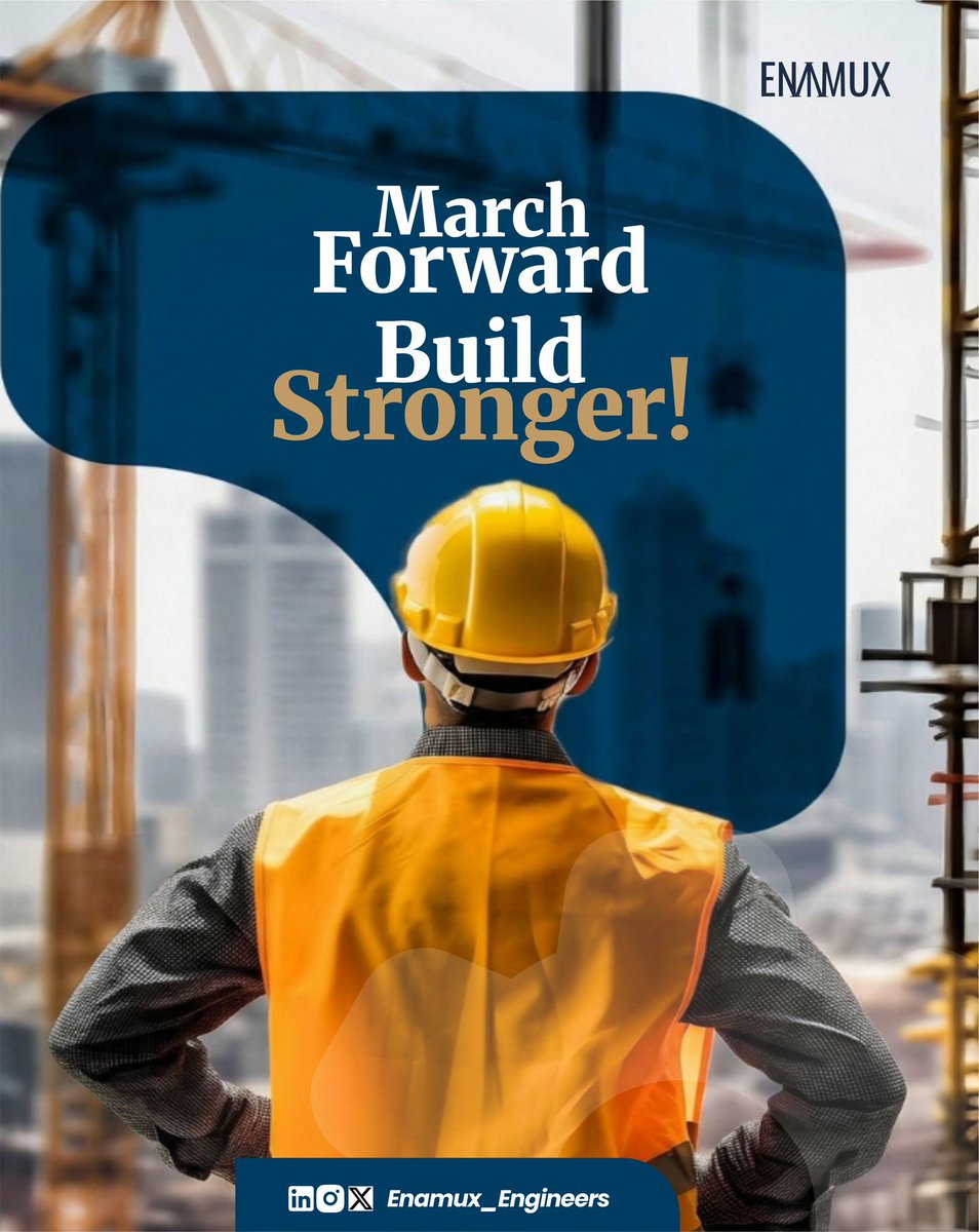 enamux_engineer's tweet photo. March is not just another month for us it’s another opportunity to raise the standard.
Every concept we develop, every line we draw, every specification we refine….. It all reflects one thing: Intentionality.
This month, we move forward with focus.
#MarchForward #Enmux https://t.co/Kh3UfvWEiu