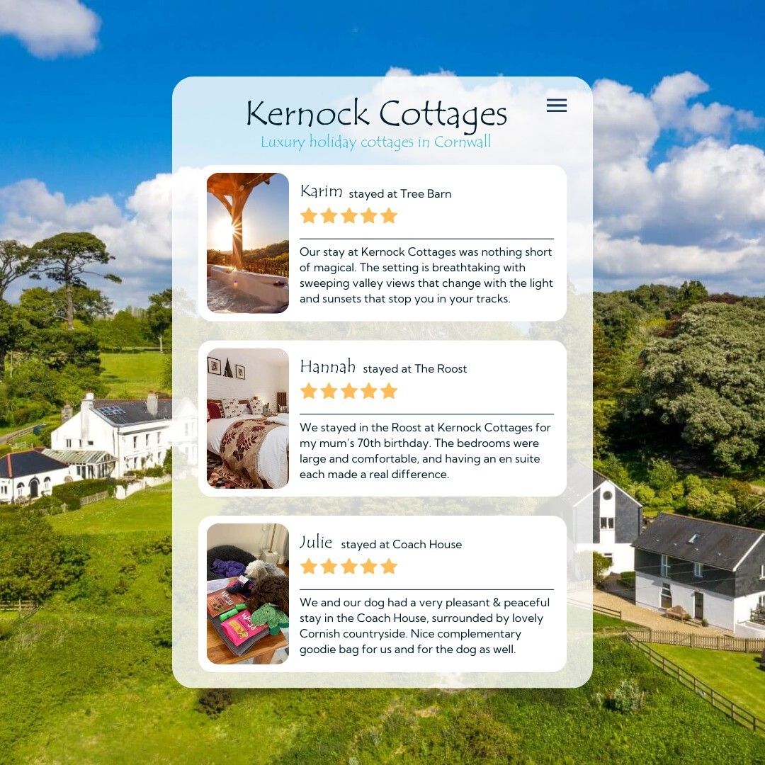 WeAcceptPets's tweet image. 🌼 Spring Discounts at Kernock Cottages 🌼

Spring is just around the corner &amp;amp; Kernock Cottages has a handful of March &amp;amp; April dates available. They are offering limited-time spring discounts on selected stays. 🌸

Accepts🐶
weacceptpets.co.uk/Cornwall/9003

#SpecialOffer @KernockCottages