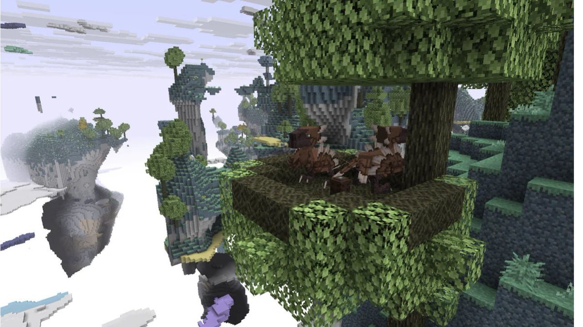 nikosber_'s tweet photo. The legendary mod for paradise in Minecraft has received an update https://t.co/1KENoQuuZs