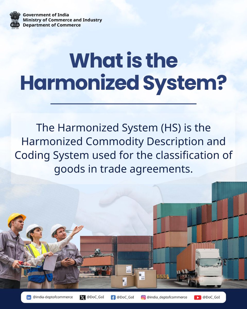 The Harmonized System (HS) refers to the Harmonized Commodity ...