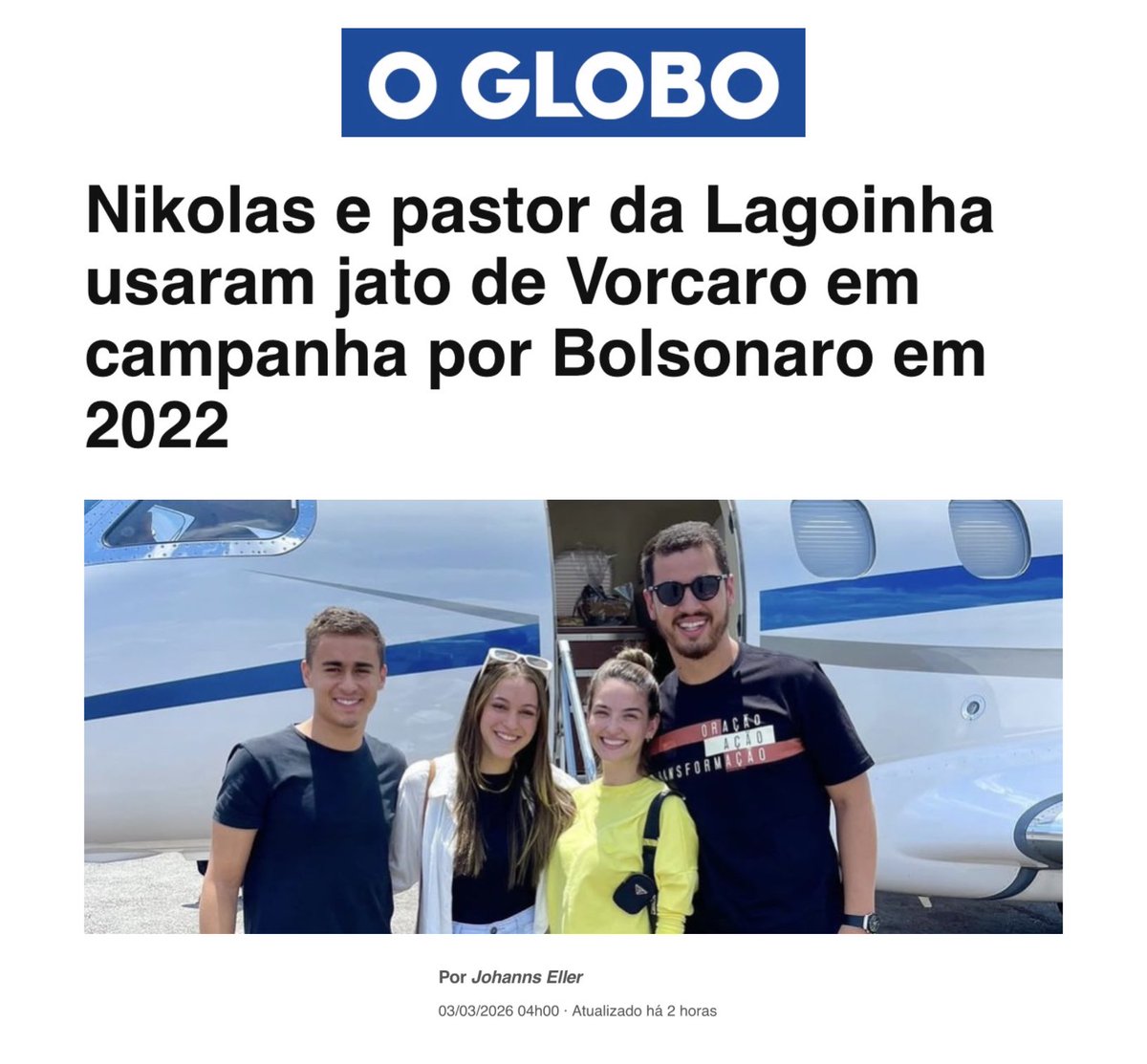 ACORDA BRASIL! Entenderam o motivo do Nikolas Ferreira comemorar tanto a escolha do “terrivelmente evangélico” André Mendonça para a relatoria do caso Master?
