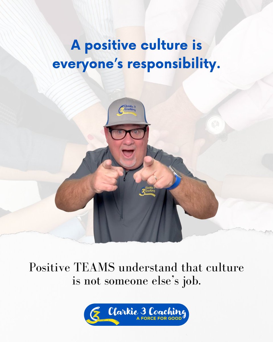 Yes! Yes! Yes! 💙💛

Today, choose to energize someone else.

#positiveenergy #culture #teamwork #positivevibes