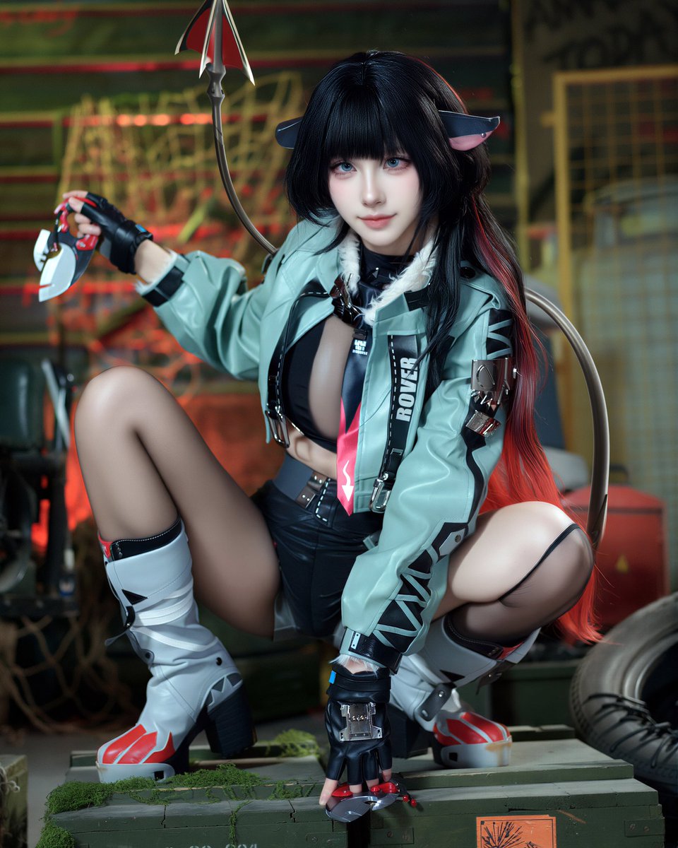 Nidemiaozai's tweet photo. Haha😜Wipeout! ! Who should I cosplay next? 

ははっ！全滅！次はどのキャラのコスプレしようかな？

Haha！接下來我應該cosplay哪個角色？

🐭Janedoe  🍎 Zenless Zone Zero

#zenlesszonezero  #cosplay #janedoe #zzz https://t.co/OtVBMIPDpX