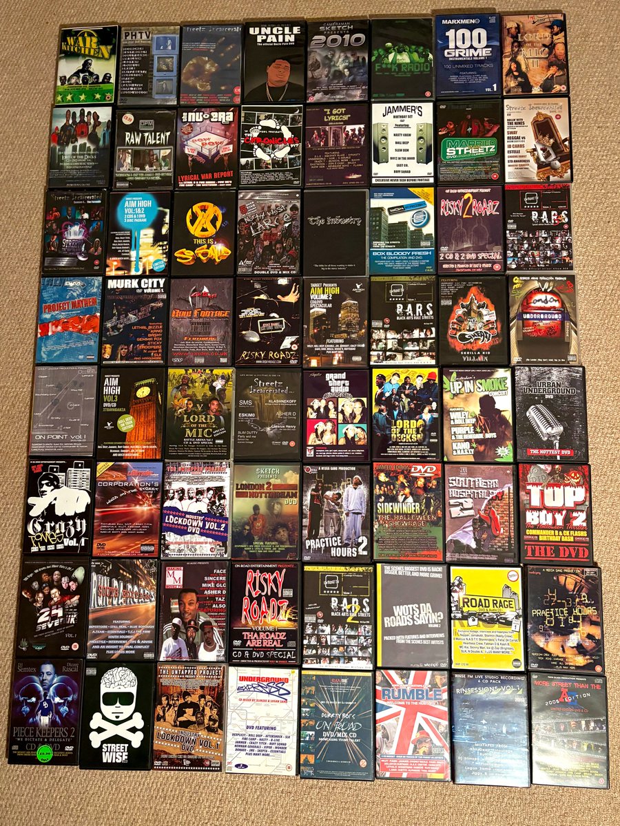OffTheRadarSzn's tweet photo. The Grime DVD era was unmatched https://t.co/gupSQmH9UT