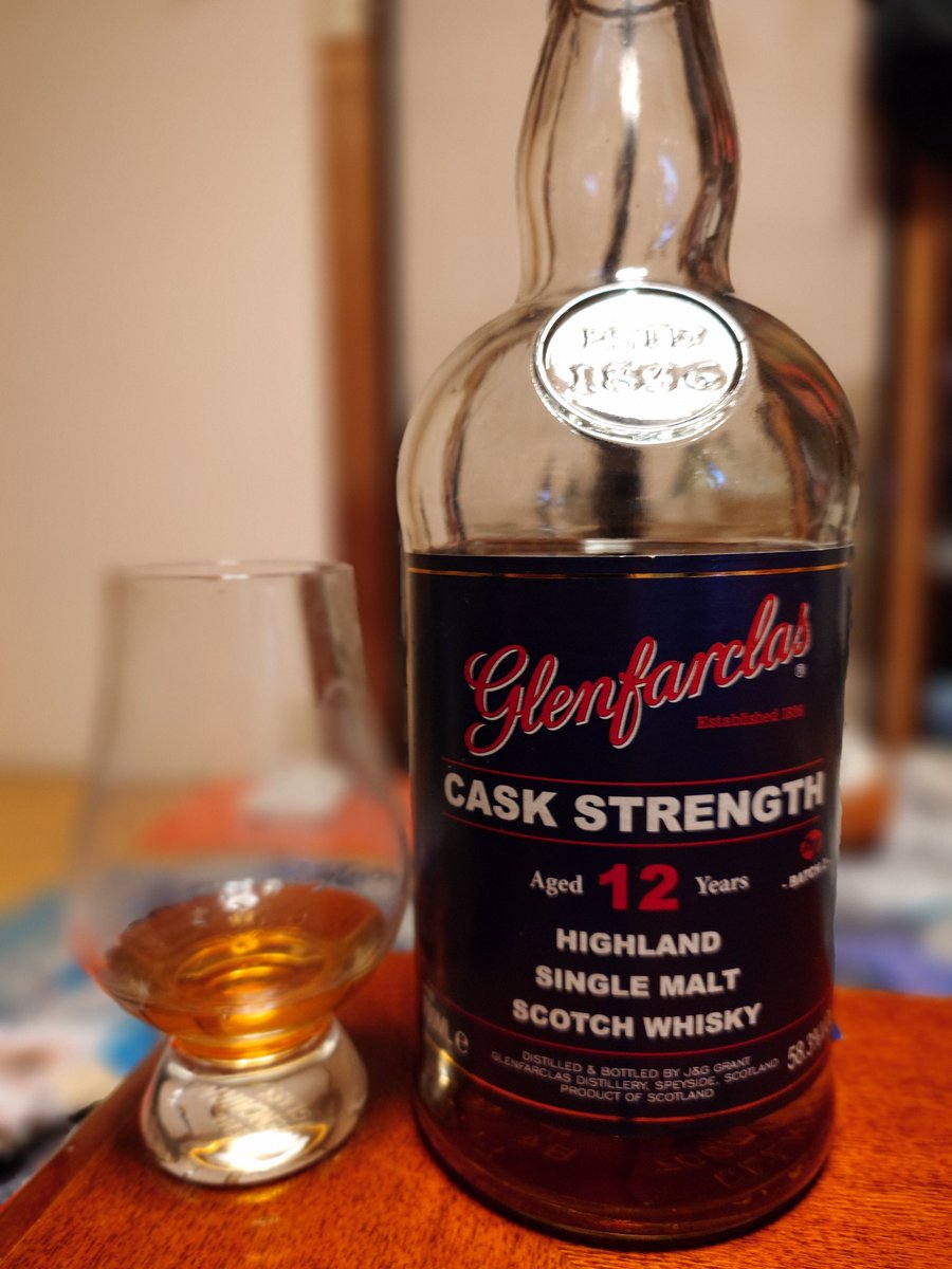 今日のウイスキー3杯目 グレンファークラス12年カスクストレングス #TWLC