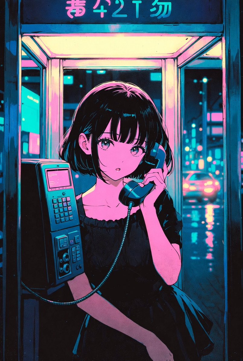 NeonMuse | 80s CityPop AI Art tweet media