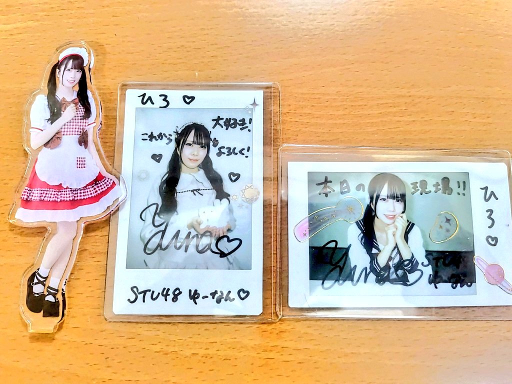 ゆーなんチェキ史上最多w4回目！ そうなんです結構飽き性で長続き