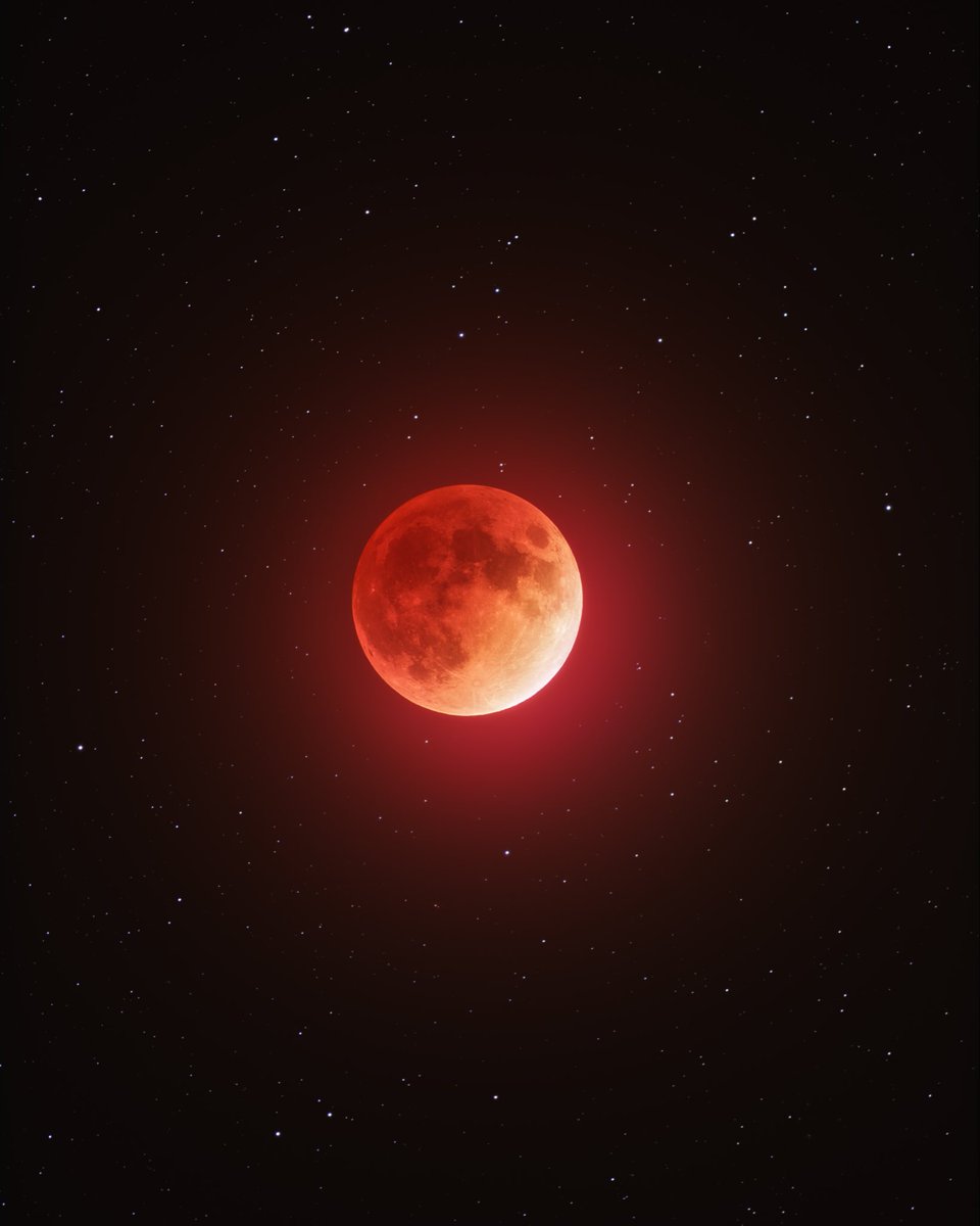 astrofalls's tweet photo. Tonight’s blood moon from starfront observatories in Texas! https://t.co/p9UdcMqzNA