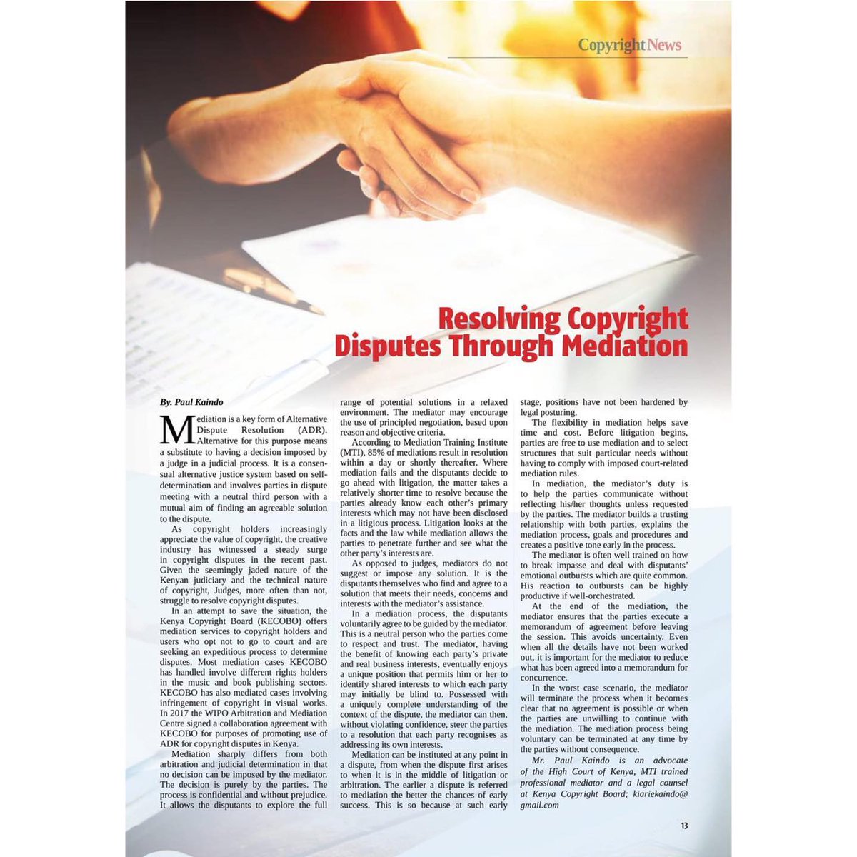 Kenya Copyright Board tweet media