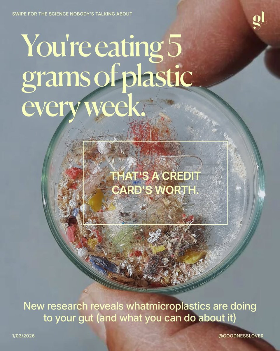 yourplanetonx's tweet photo. That credit card in your wallet? 💳 You could be consuming up to 5 grams of #plastic every week.
�� Follow @yourplanet.earth for more
🙏 Turn on notifications for future updates
#PlasticFree #MicroplasticsAwareness https://t.co/w9nJMxdxBm
