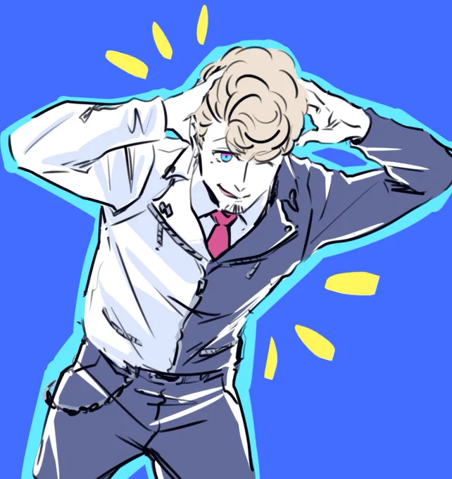 【マロ返信】イラストを見ていて伝えたいなー!と〜 返信不要のお気遣い頂いたけど嬉しいので返信しちゃうデフォルメも等身大も楽しく描かせて頂いてます言葉で伝えて頂く有り難みをひしひし感じました。コレからもリーゼント含めて獄を愛します