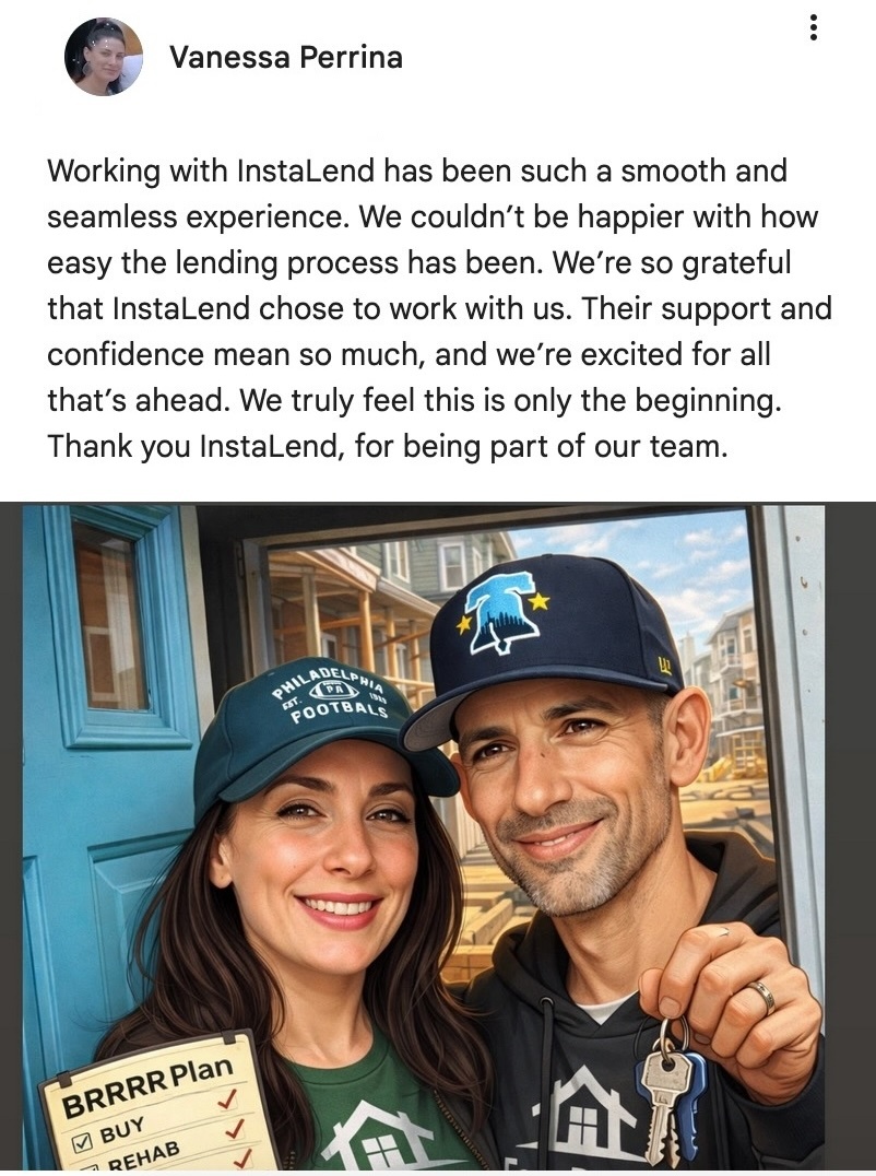 InstaLendCorp's tweet photo. Ready to turn your next BRRRR, rehab, or purchase into long-term wealth? InstaLend delivers fast, flexible lending so you can move quickly, scale confidently, and stay focused on growing your portfolio. Curious what the right lending partner could unlock for you? https://t.co/1dKx9OLAgK