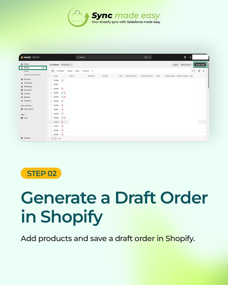 SyncMadeEasy's tweet image. Turn Sync draft orders into clear revenue visibility.

A smoother way to sync, verify, and stay accurate in @salesforce without manual follow-ups.

Read the Full Guide: blog.syncmadeasy.com/how-to-track-s…

#salesforcecrm #businessautomation #syncmadeeasy #shopifyintegration