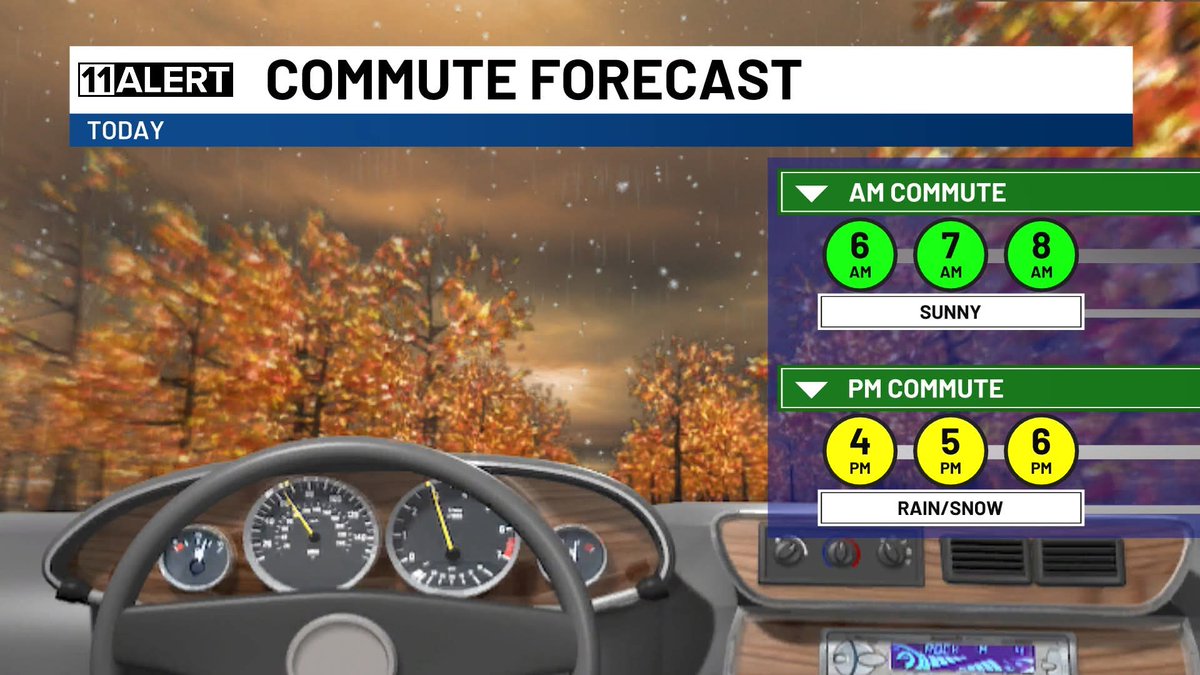 Easy going this morning, different story this evening! 🌧️🌨️

Details: kktv.com/weather