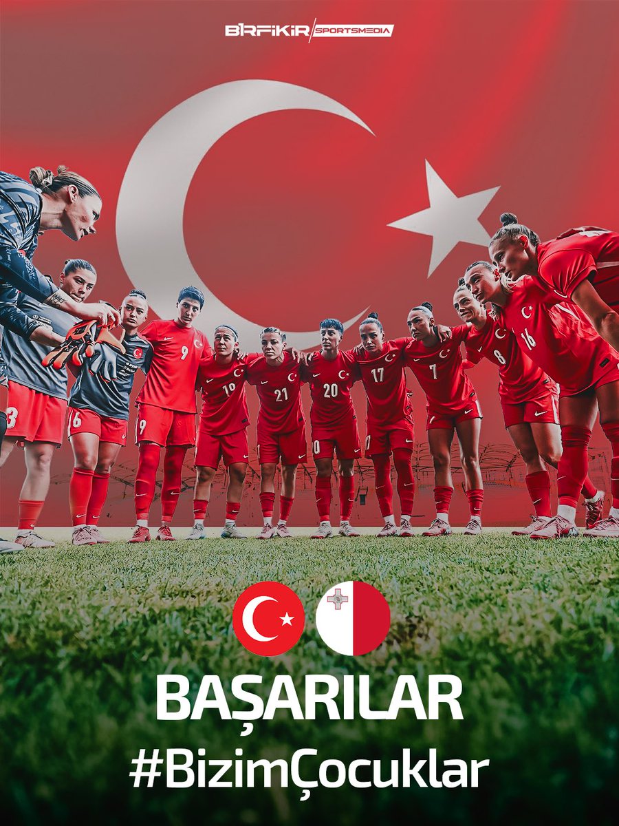Dünya Kupası yolunda ilk resmi maçına çıkacak olan Kadın A Milli Takımımıza başarılar diliyoruz.

#BizimÇocuklar #TURMLT