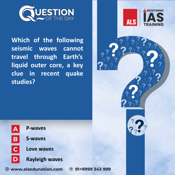 ALS_IAS's tweet photo. Prelims Question of the Day !
Answer will be posted at 5:00 pm.
Click here to Learn More about the ALS IAS:- https://t.co/rmr4zEjmUJ
#QuestionOfTheDay #DailyQuestion #UPSCQuestion #UPSCPractice #DailyPractice #UPSCPreparation #UPSCAspirants #IASPreparation #PrelimsPractice https://t.co/4jC7K5OVQ8
