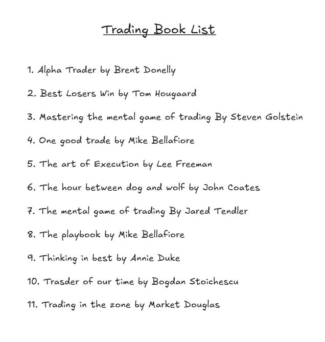 TraderMorin's tweet photo. Here is a list of my favourite trading books: 👇 https://t.co/dkIMwyf11B