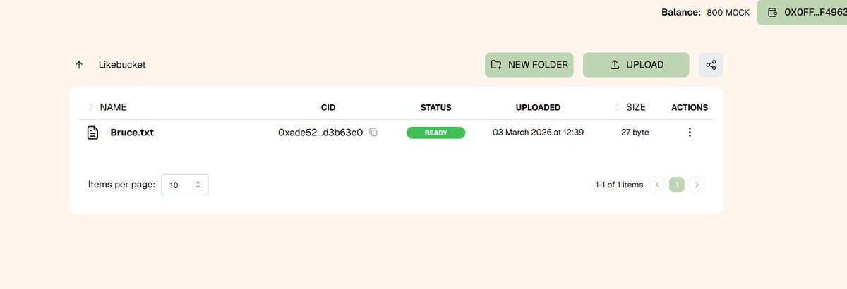 I just uploaded my first file, Bruce, to the <a href="/DataHaven_xyz/">DataHaven 🫎</a> Testnet! 🚀 The process was seamless and I am so excited to explore decentralized storage. Secure data starts here! #DataHaven #Testnet