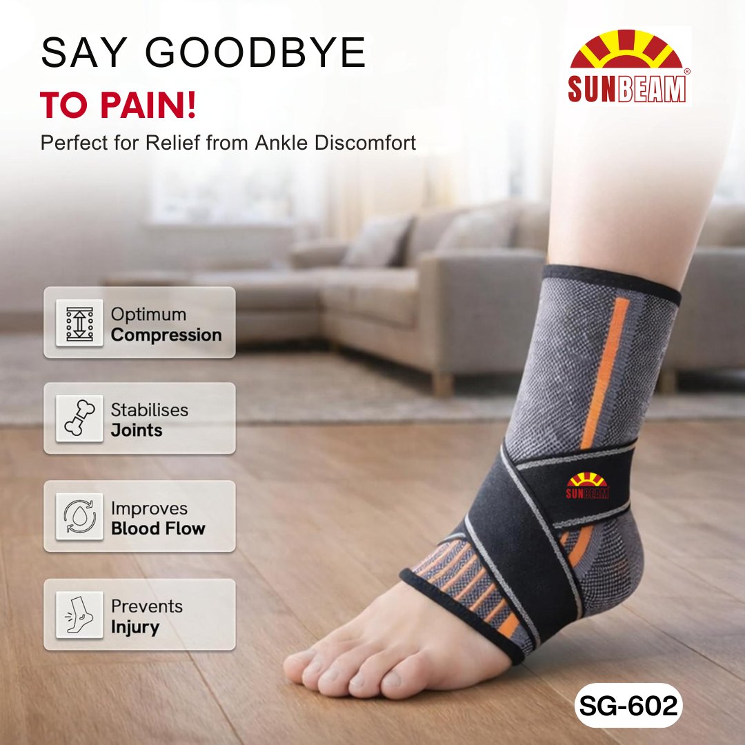 EaSunbeam53503's tweet photo. New Launch 🚀
.
Sunbeam Enterprises introduces Ankle Binder Support — designed for firm compression, stability &amp; everyday comfort. Ideal for sports, mild sprains &amp; recovery.
.
Available in multiple sizes for the perfect fit.
.
#AnkleSupport #MobilityCare #InjuryRecovery #Support https://t.co/eewDY0OHLc