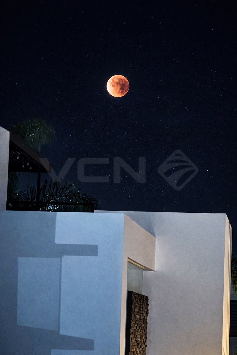 VCNTuCanal's tweet photo. 🌒 Así se vio el #EclipseLunarTotal la madrugada de este 3 de marzo de 2026 🌓 desde #Puebla #México🇲🇽 

Fotografía: Original de VCN https://t.co/PqK8982RHv