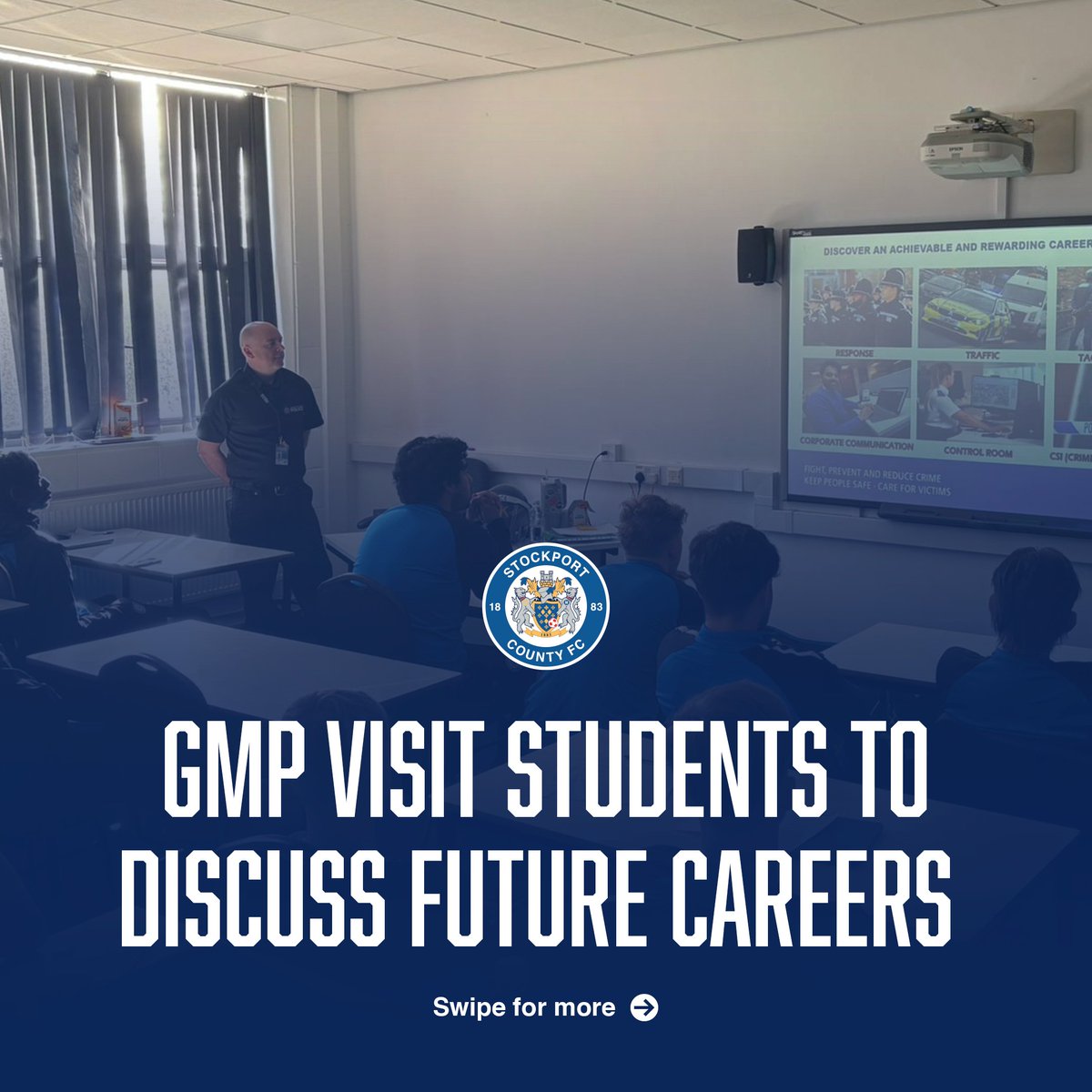 Stockport County Football Education tweet media