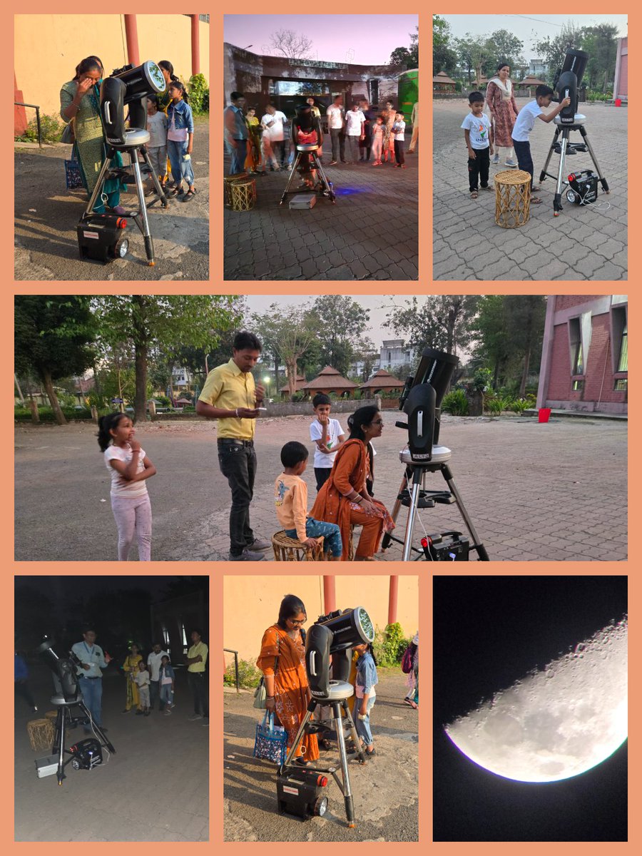 ncsmgoi's tweet photo. ๐ญ@DSCDharampur, a unit of @ncsmgoi, @MinOfCultureGoI hosted an exciting #SkyObservationProgramme, on February 23-24, 2026, where visitors witnessed dynamic sunspots during the day & explored the Moon, Saturn, Jupiter & Uranus at night-sparking curiosity and awe for the cosmos. https://t.co/blL03hamWu